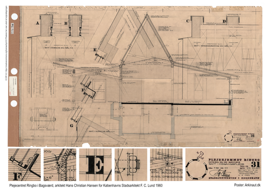 #2003 Plejecentret Ringbo Arbejdstegning