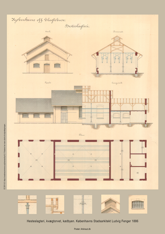 #2005 Hesteslagteri, håndtegning
